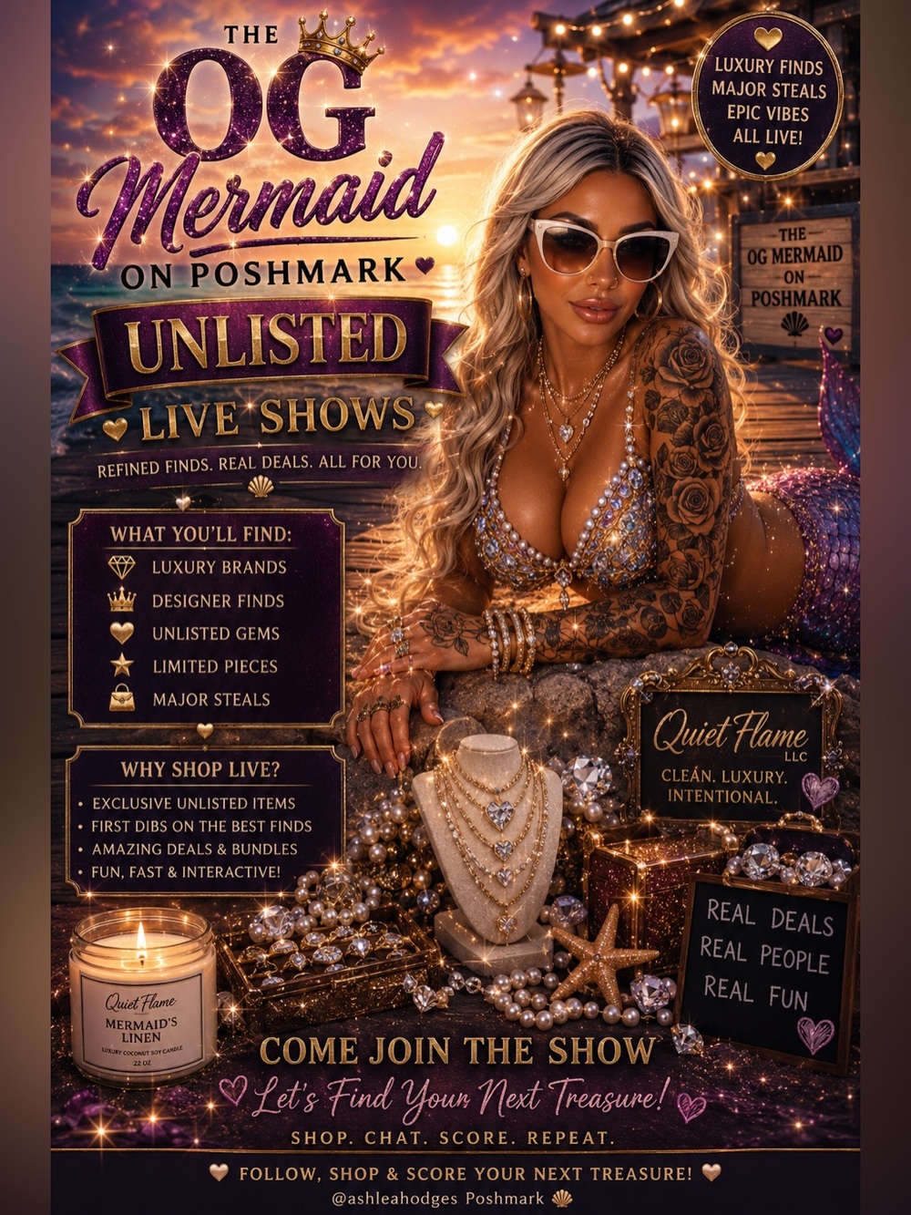 UNLISTED FLYER FOR A PURCHASE DURING MY LIVE SHOW!! - Picture 1 of 2